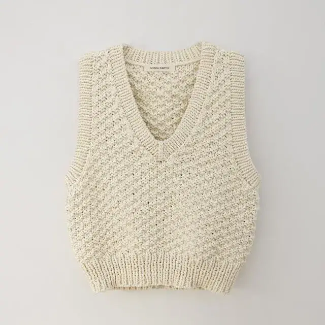 새상품) 낫띵리튼 danish cotton knit vest 니트 베스트