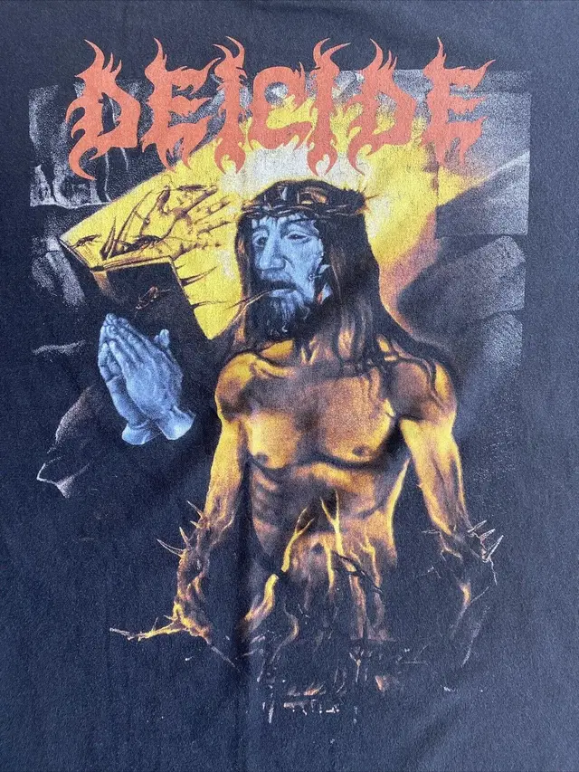 90s deicide father t shirt (XL)