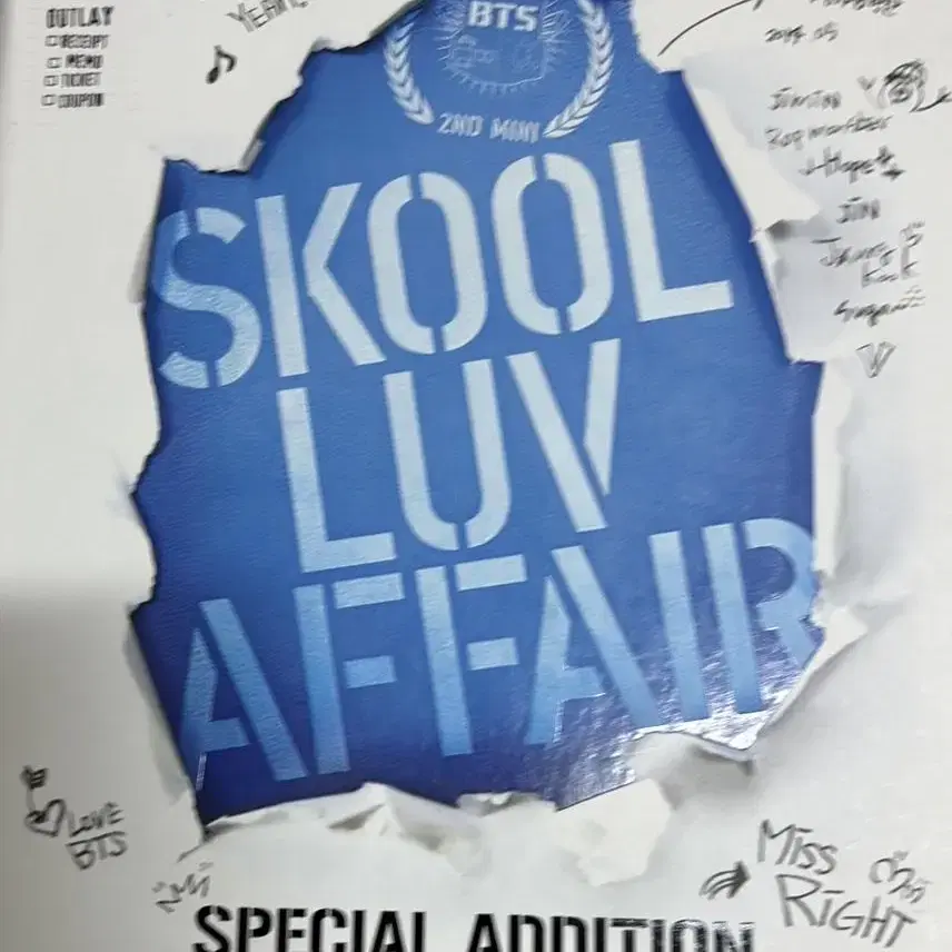 BTS SKOOL LUV AFFAIR SPECIAL EDITION