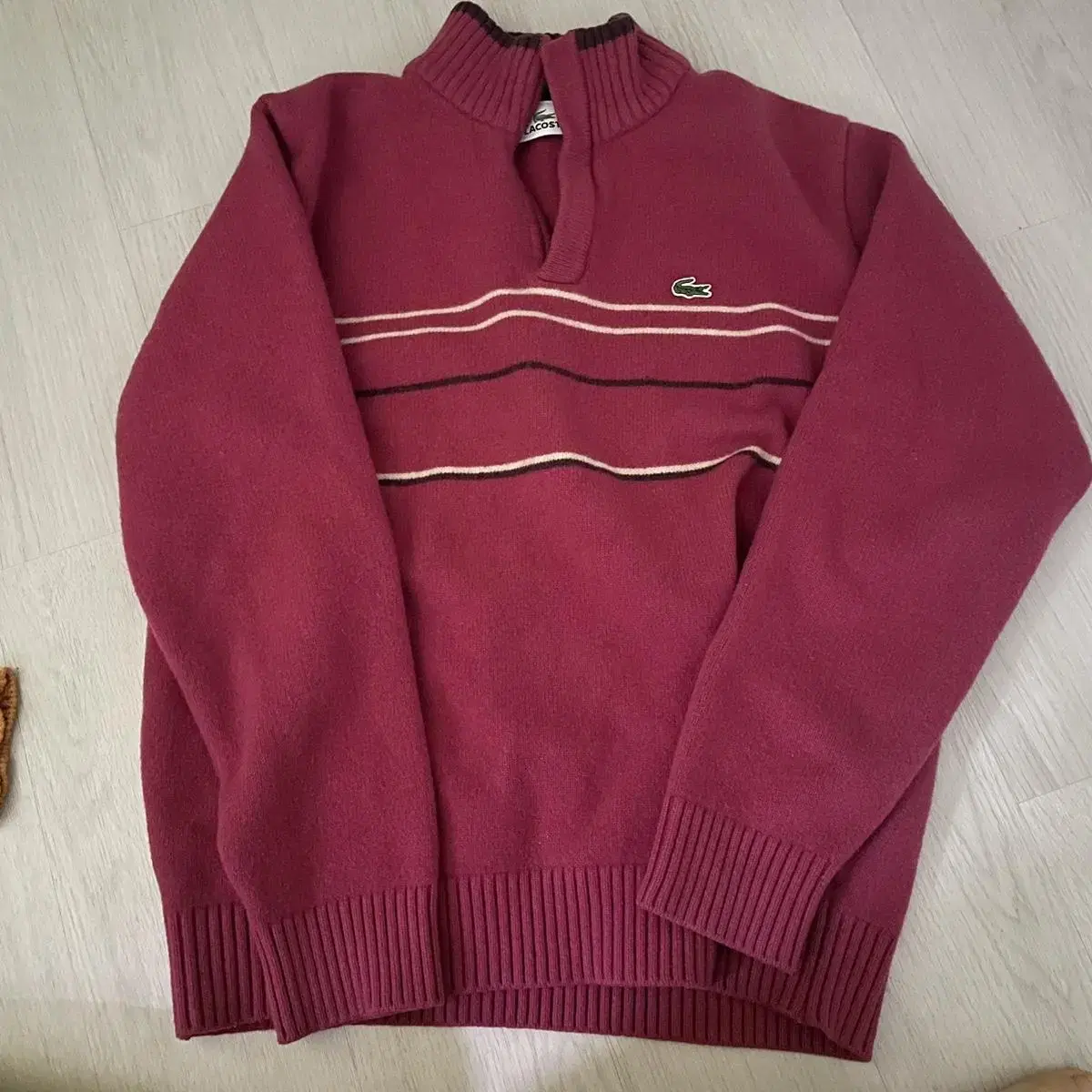 Lacoste Vintage Wool Vahn Zip-Up