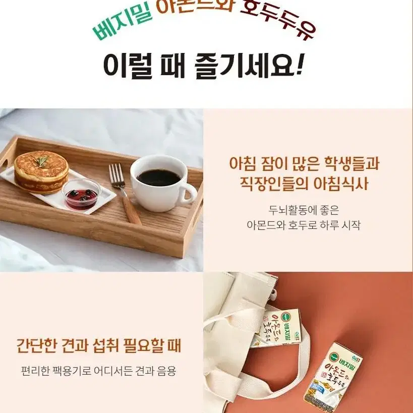 베지밀 아몬드와 호두*64입