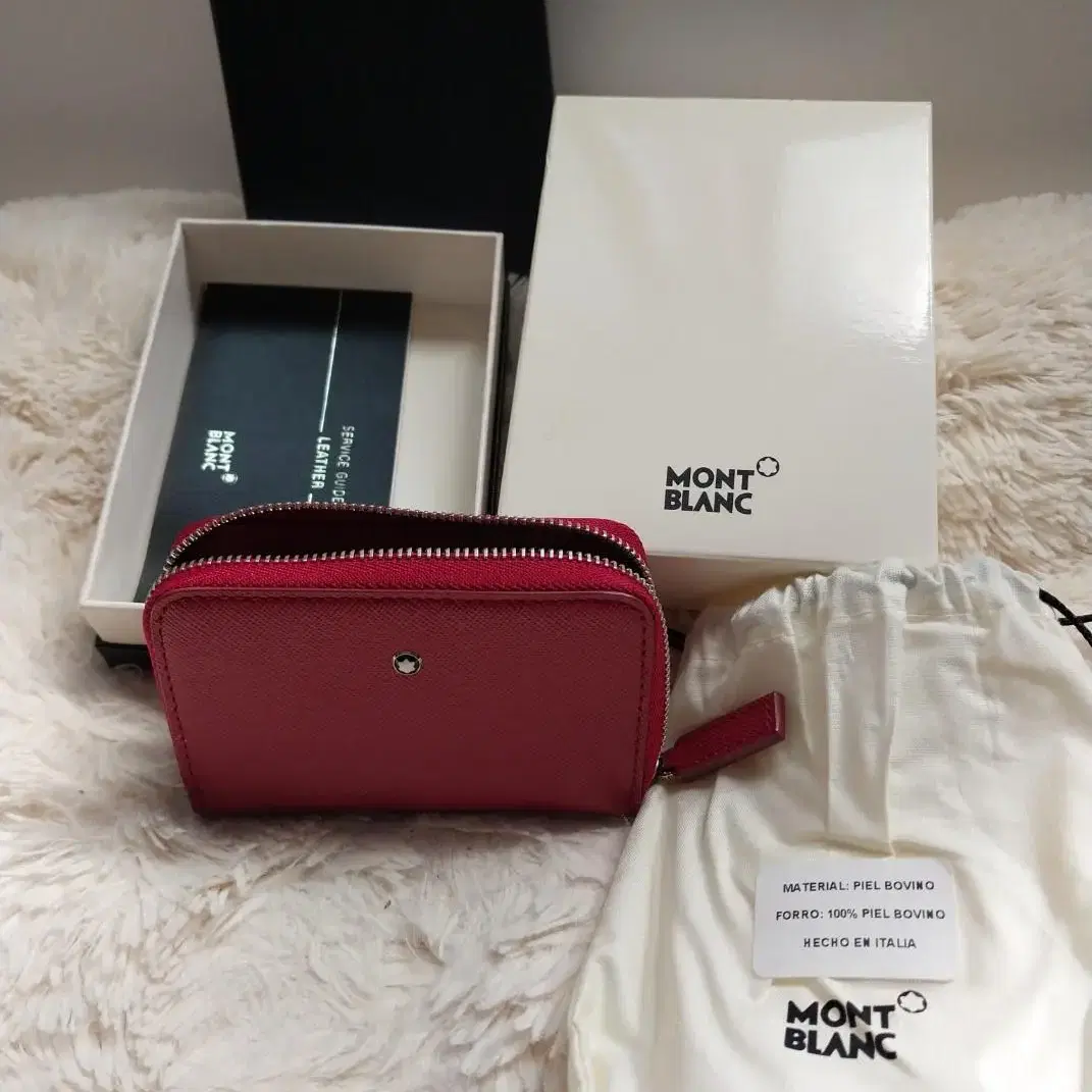 MONTBLANC 몽블랑 여성 지퍼 카드 겸 동전지갑