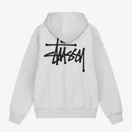 Stussy Hoodie Ash Heather 2023 스투시 애쉬헤더