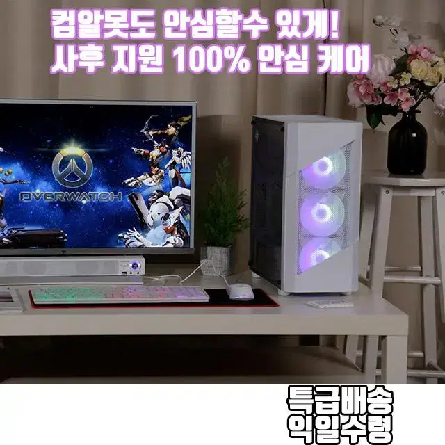 [번장 특판 본체]RX6600라데온 컴퓨터 한정수량 최저가 판매 합니다!