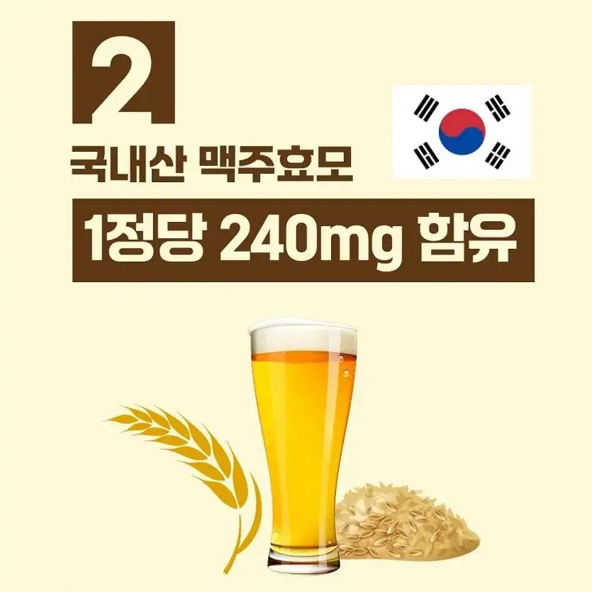 아누카사과 맥주효모 비오틴 60정 1통 2개월분