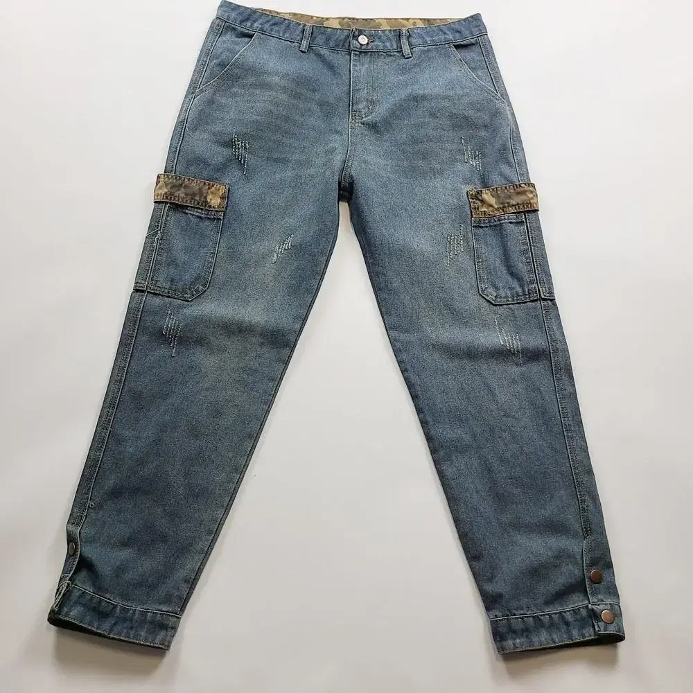 Blue Chicago Slim Denim Unisex Size 37 NO.2340