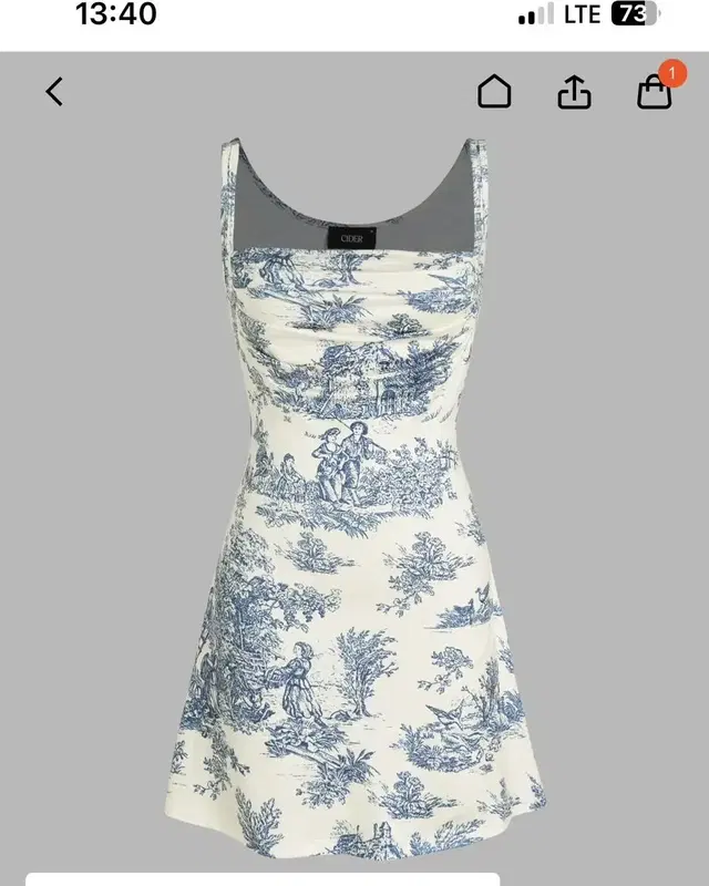 샵사이다 TOILE DE JOUY 셔링미니원피스(24000->10000)