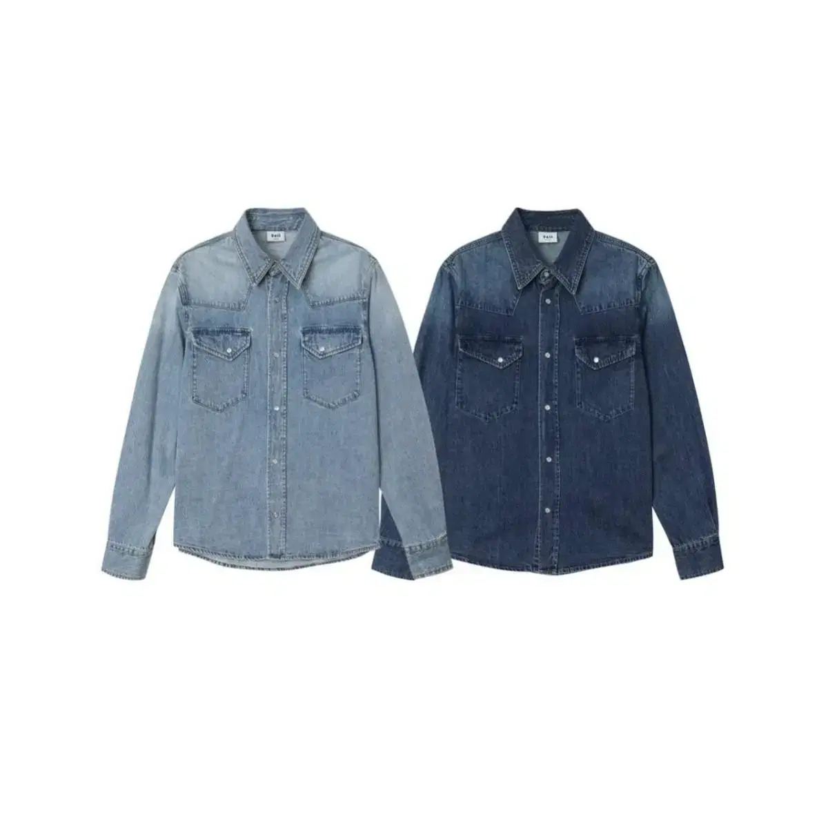 Free Shipping Non-Faded Stonewashed Men's Denim Shirt Men's Jeans Men's Jeans Shirt Men's Bom