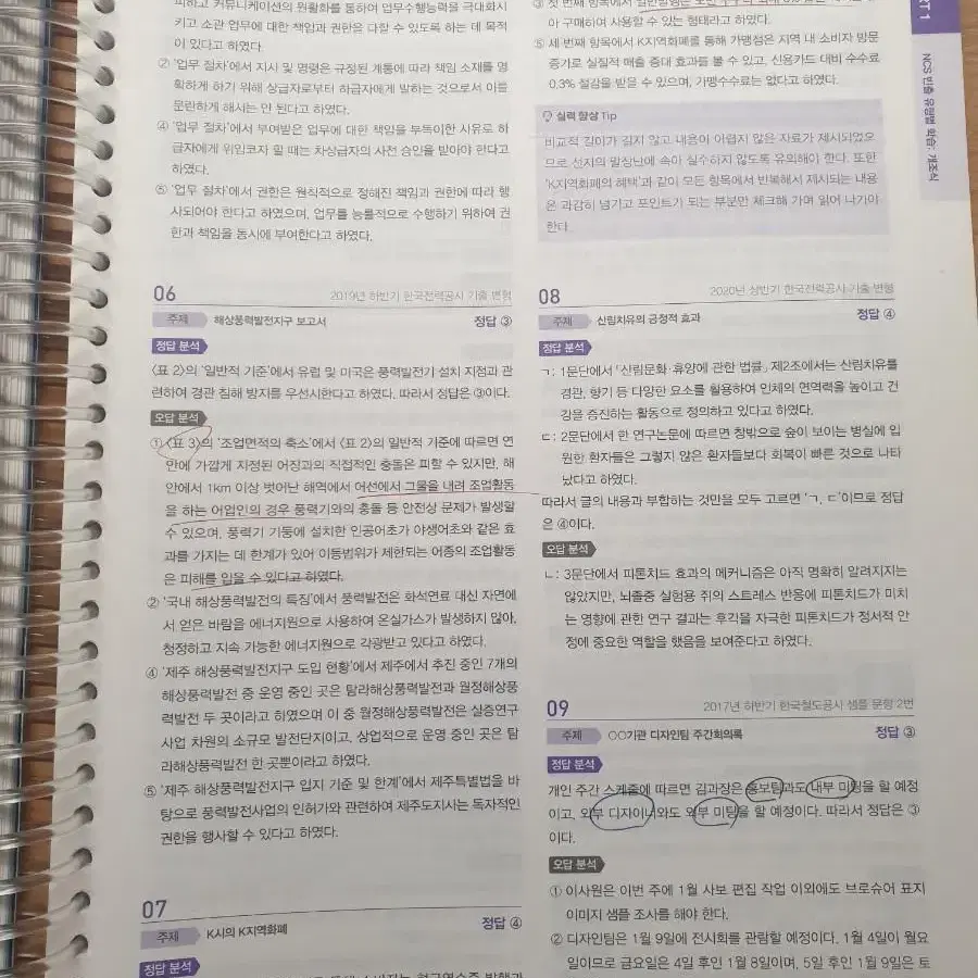 NCS 의사소통 대비 책 2권