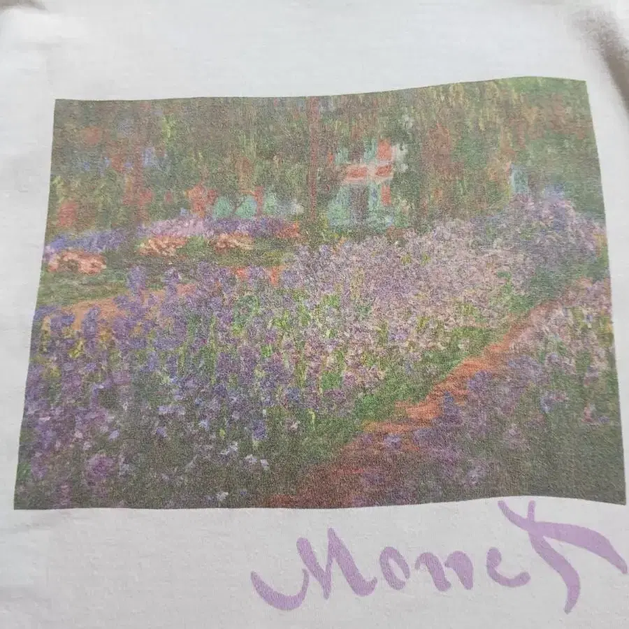 80년대 모네 티셔츠 클로드모네 monet 80s 빈티지 티셔츠 반팔티