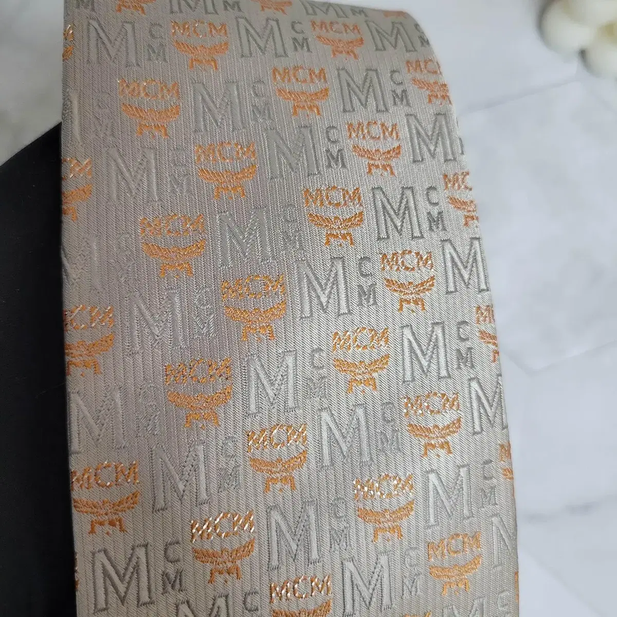 MCM 정품 명품넥타이 8.8cm S등급 A14202