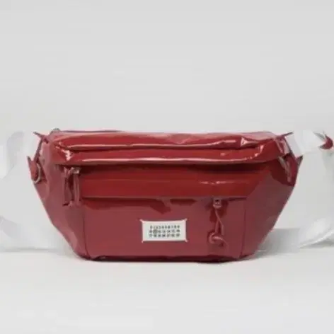 메종마르지엘라 LOGO TAB BELT BAG - RED