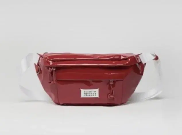 메종마르지엘라 LOGO TAB BELT BAG - RED