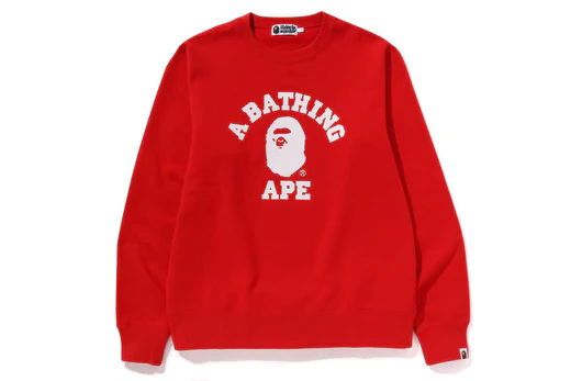 [Overseas] Vape College Crew Neck Top Red 24SS