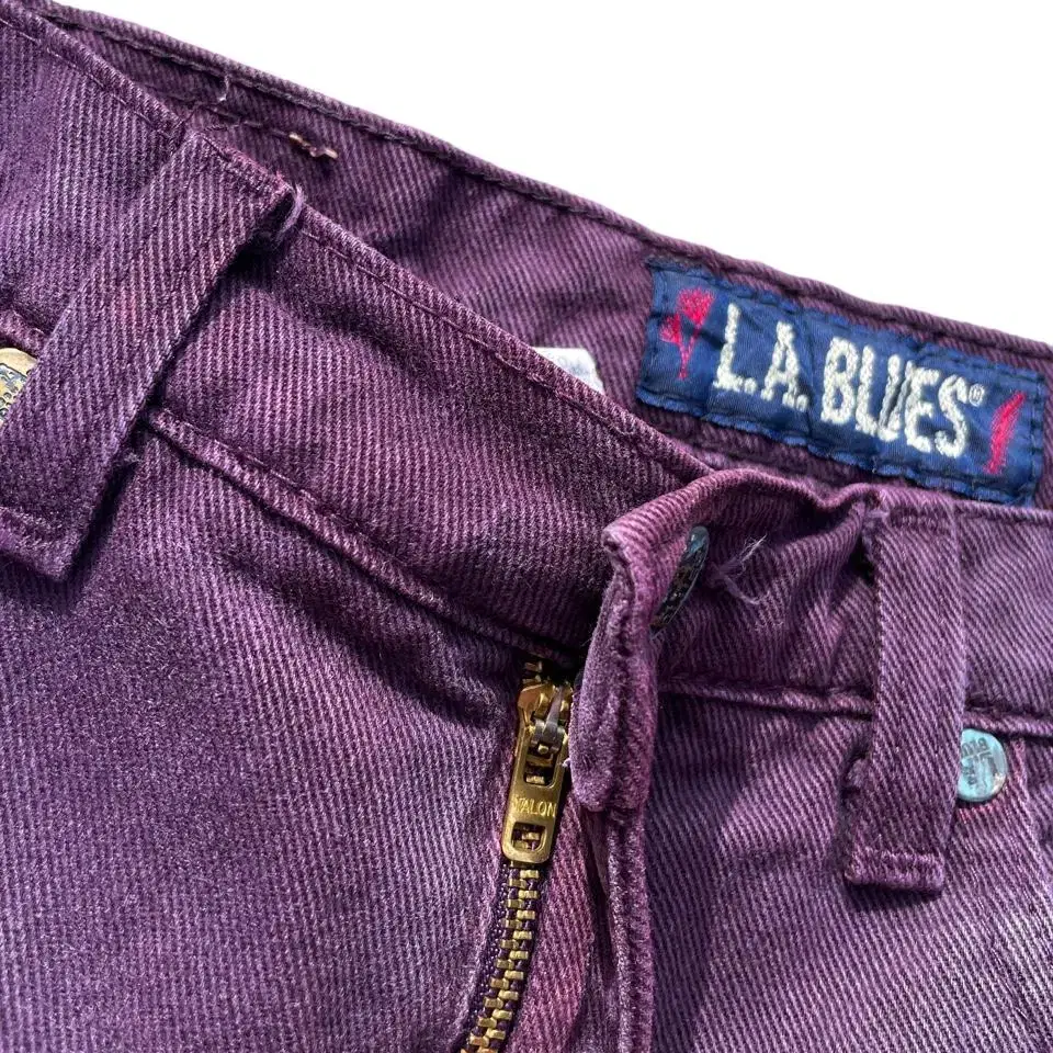 80s l.a Blues Tapered Purple jeans