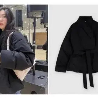 렉토 패딩 RECTO belted down jacket