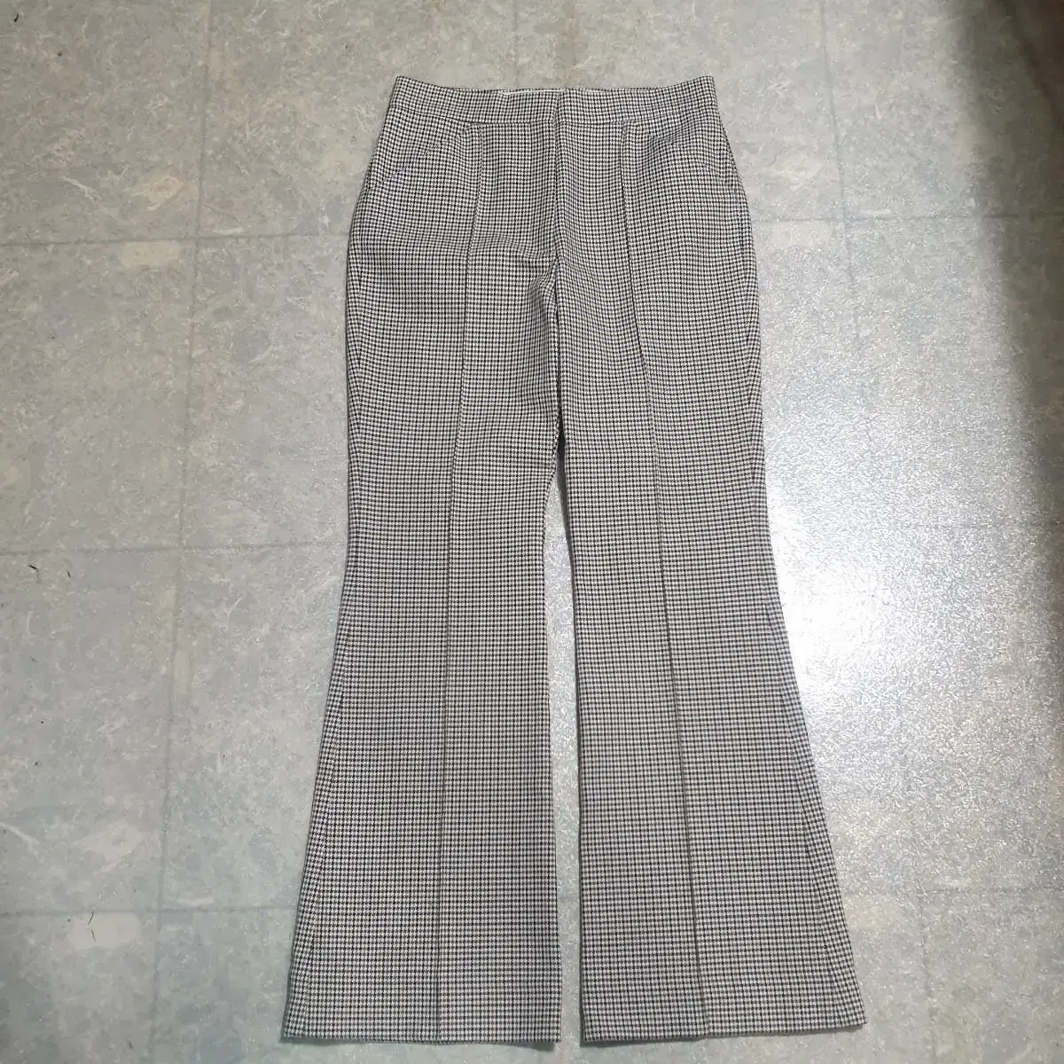 Rochas Check Flared Pants