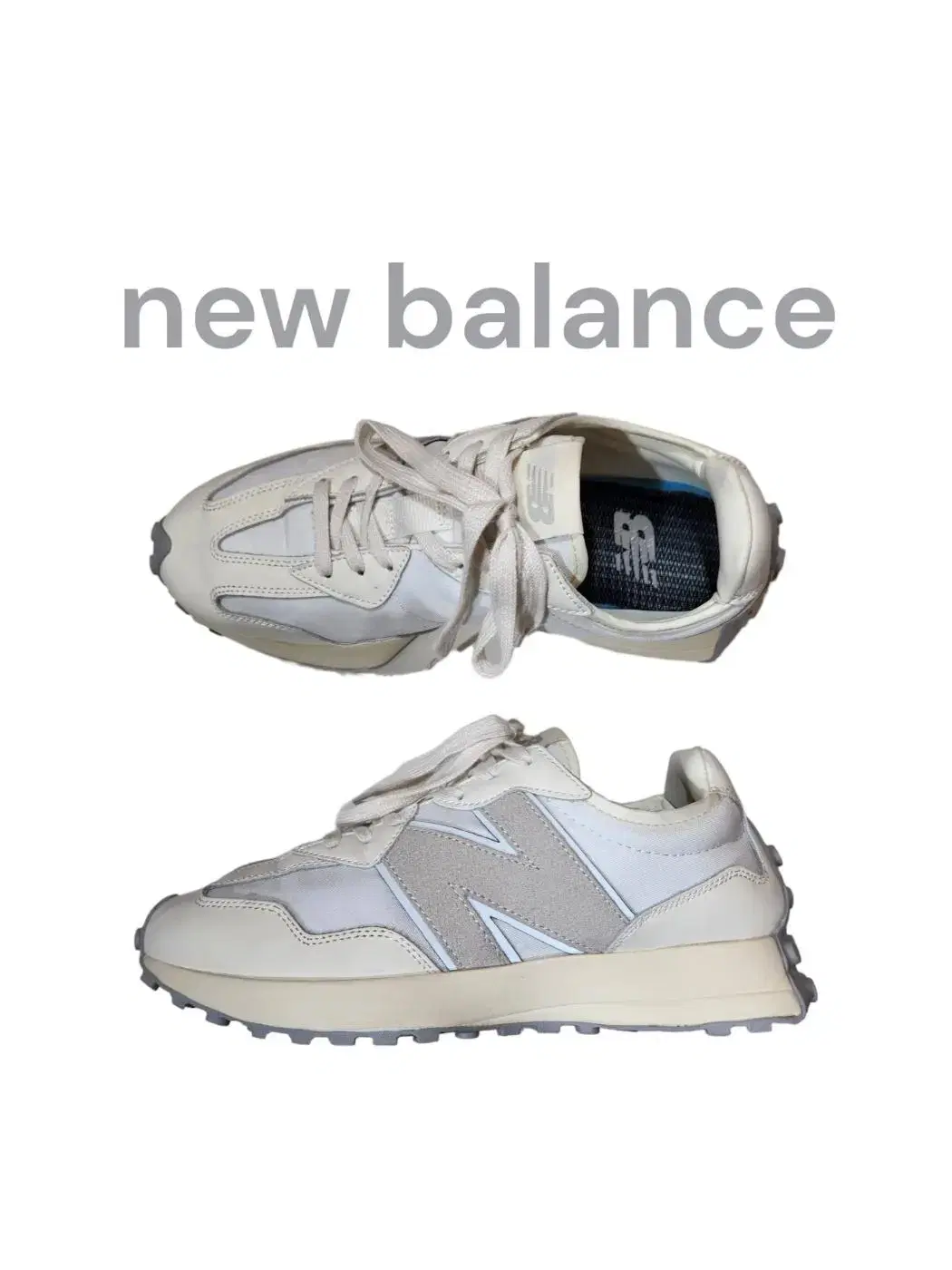 [270] newbalance 뉴발란스 327 쉬프티드 화이트팩 스니커즈