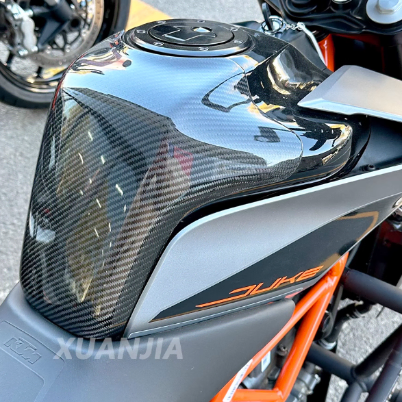 KTM 듀크390 카본 연료탱크 커버 케이스 카울 튜닝 파츠 부품