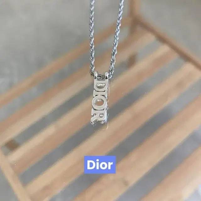 빈티지 DIOR 실버 목걸이