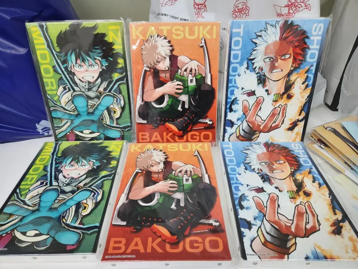 Hiroaka Kibijual Artboard Midoriya Bakugo Todoroki