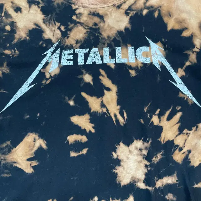 METALLICA Tie-Die [XL] 메탈리카 락 티셔츠 타이다이