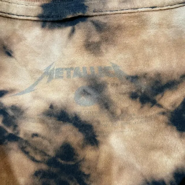 METALLICA Tie-Die [XL] 메탈리카 락 티셔츠 타이다이