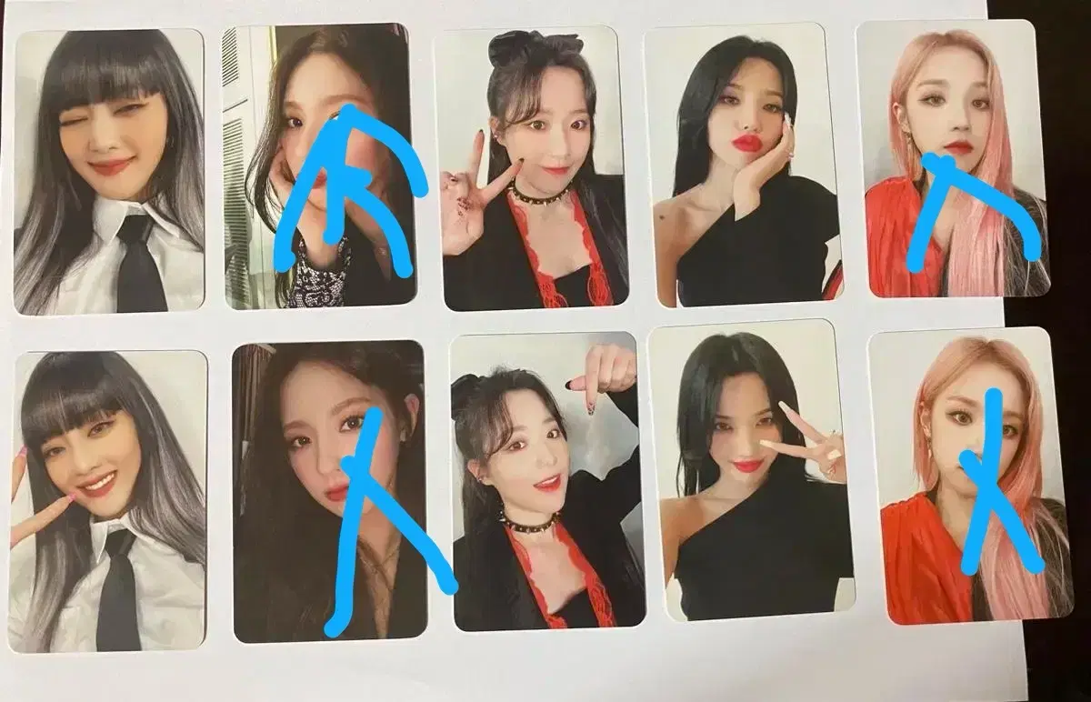 여자아이들 포카 판매합니다 민니위주