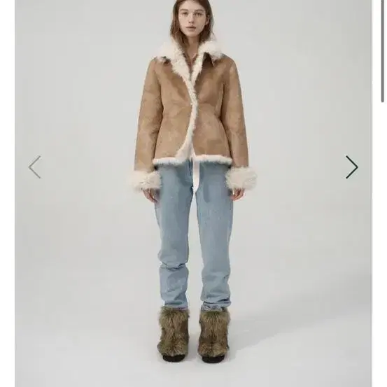 더바넷 Katey Eco Shearling Jacket 단시간1회착용