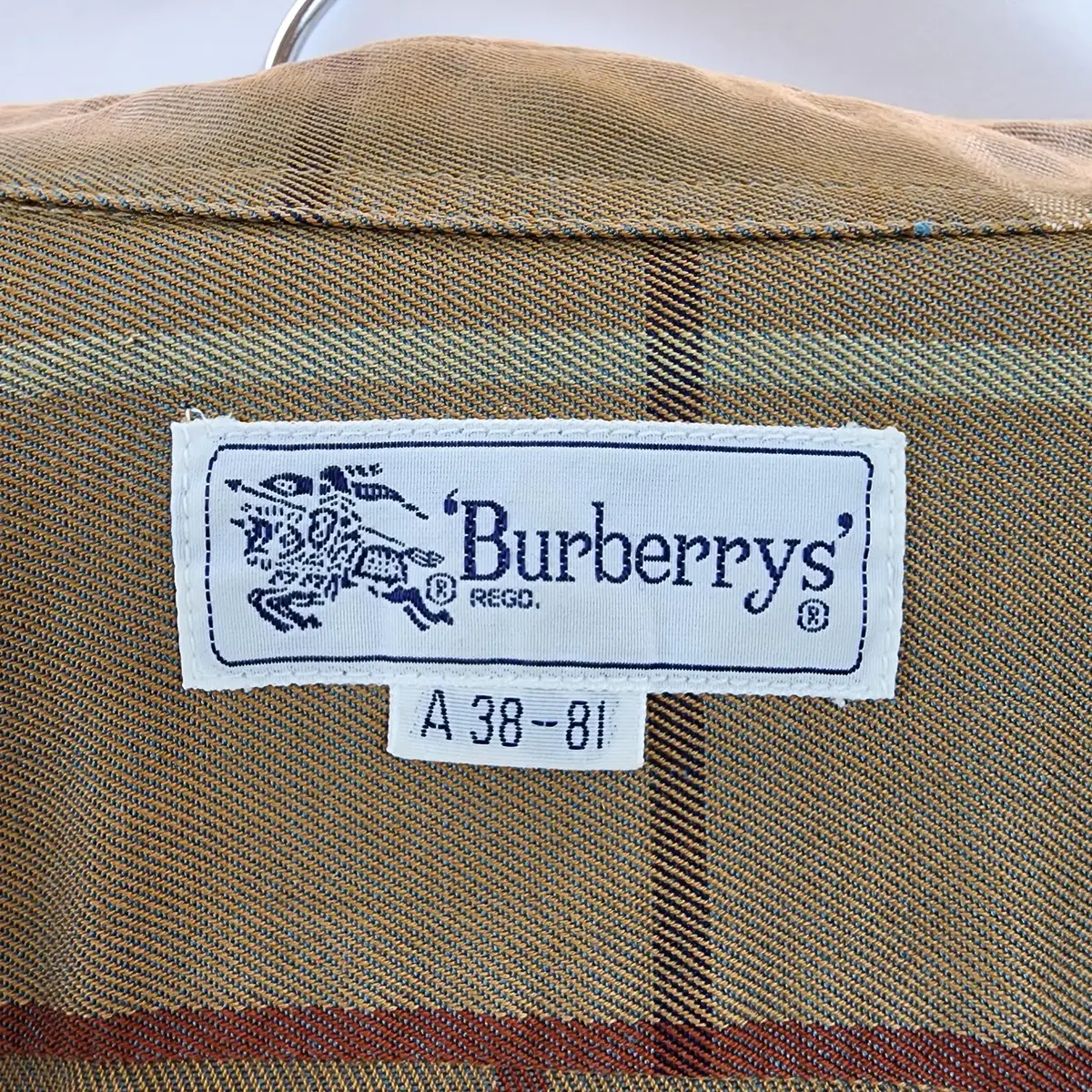 [M] BURBERRY 버버리 재패니즈 클래식 체크 미드 포켓 셔츠