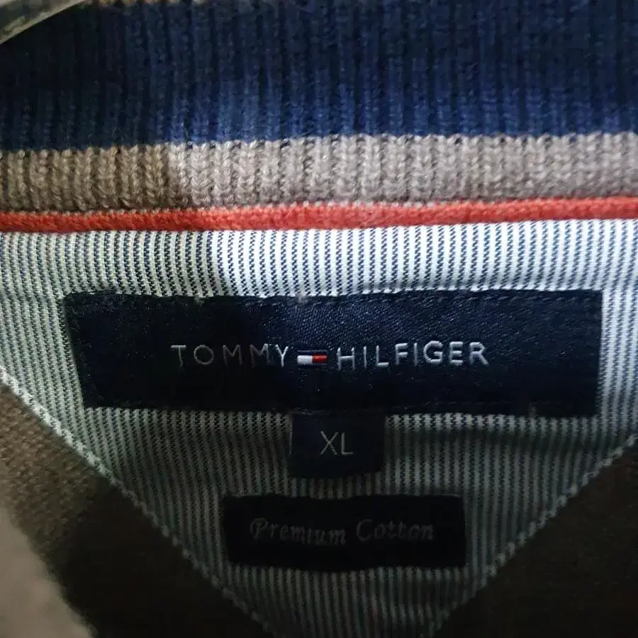 (0618) Tommy Hilfiger 타미힐피거 니트 집업 XL