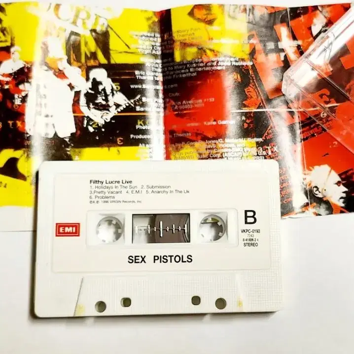 섹스 피스톨즈 Sex Pistols 라이브 앨범 카세트테이프