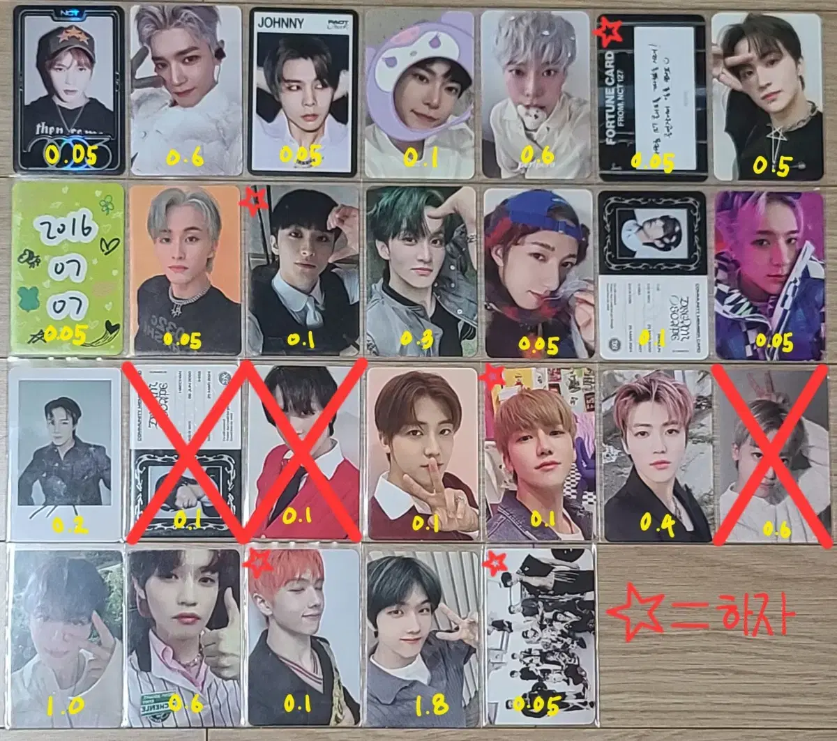 nct 127 nct dream photocard johnny jaehyun mark renjun jeno hachan jaemin han jisung lee jisung