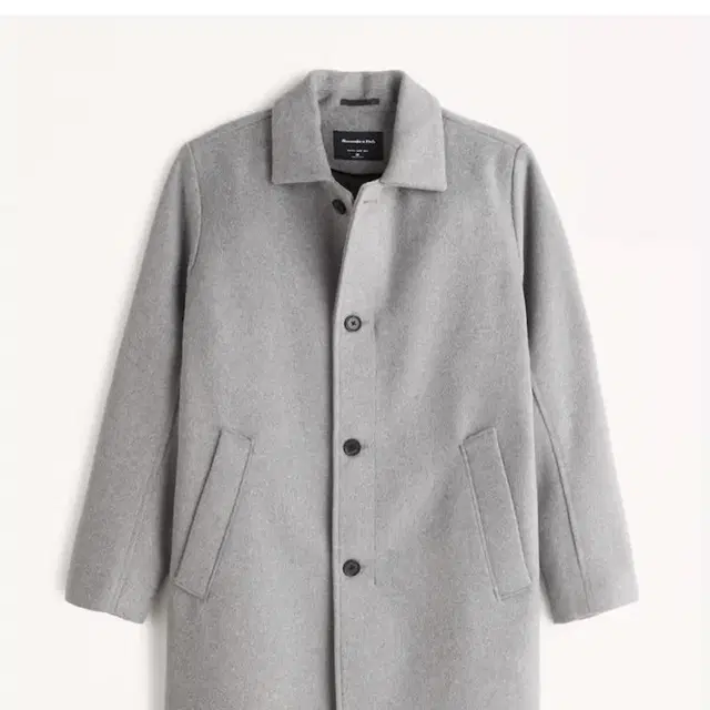 (새제품) 아베크롬비 Wool-Blended Coat S (100)150