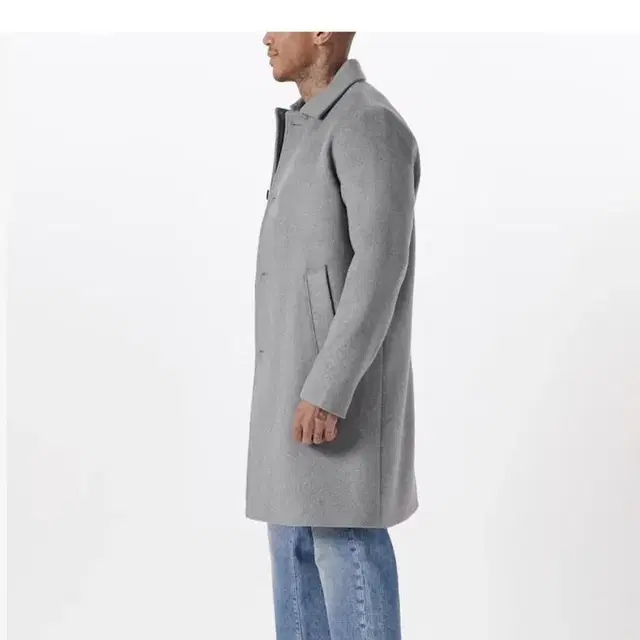 (새제품) 아베크롬비 Wool-Blended Coat S (100)150