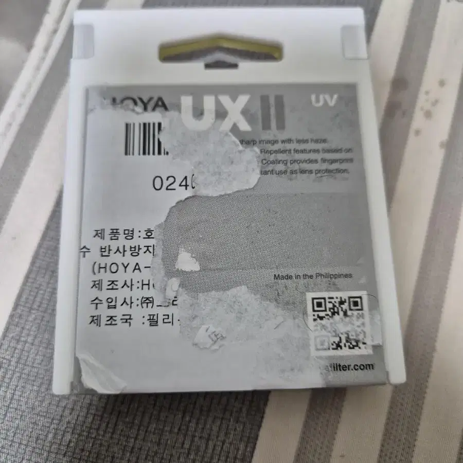 HOYA UX II 43MM 렌즈필터 팝니다 미개봉