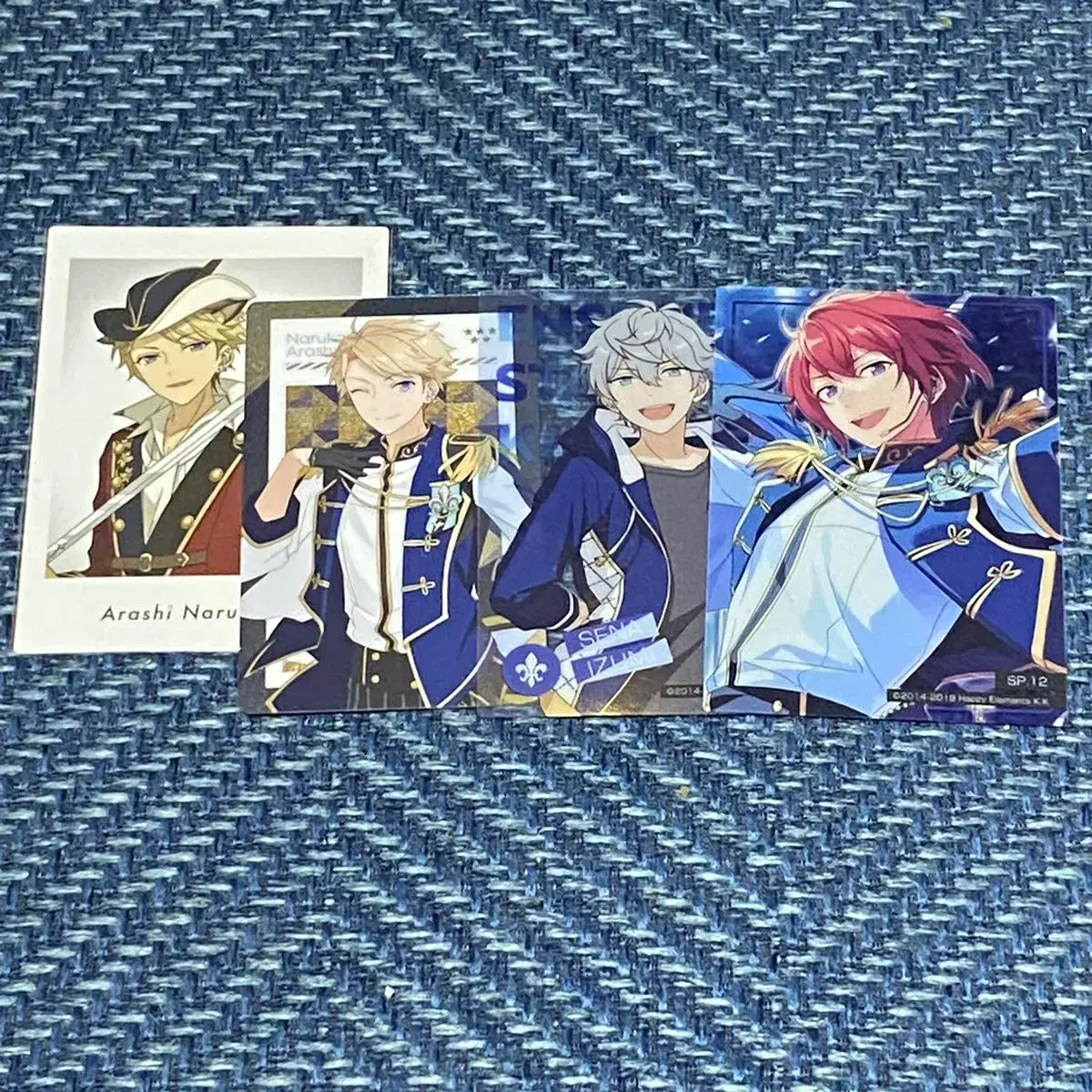 Anstar Knights Sena Izumi Arashi Tsukasa Pasha Metal Card Clear Card