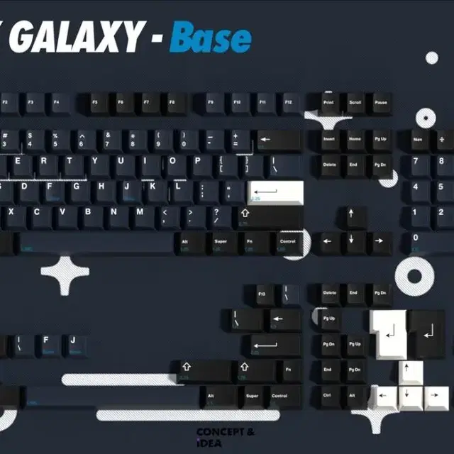 (정품) GMK Galaxy 갤럭시 베이스 키캡셋