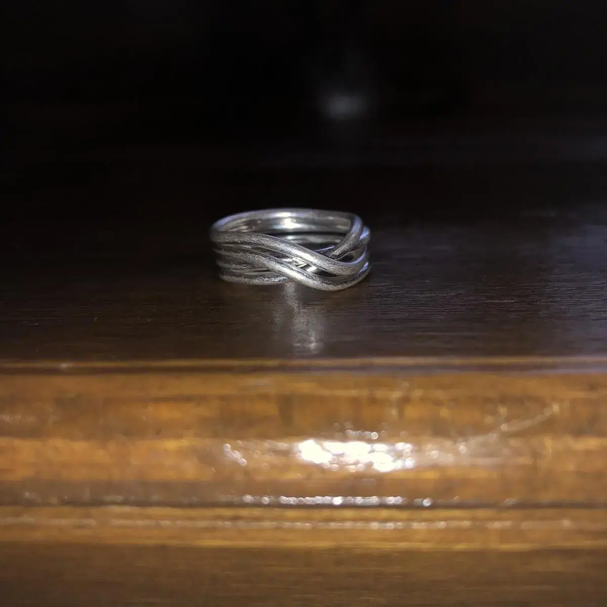 Vintage We we silver ring set