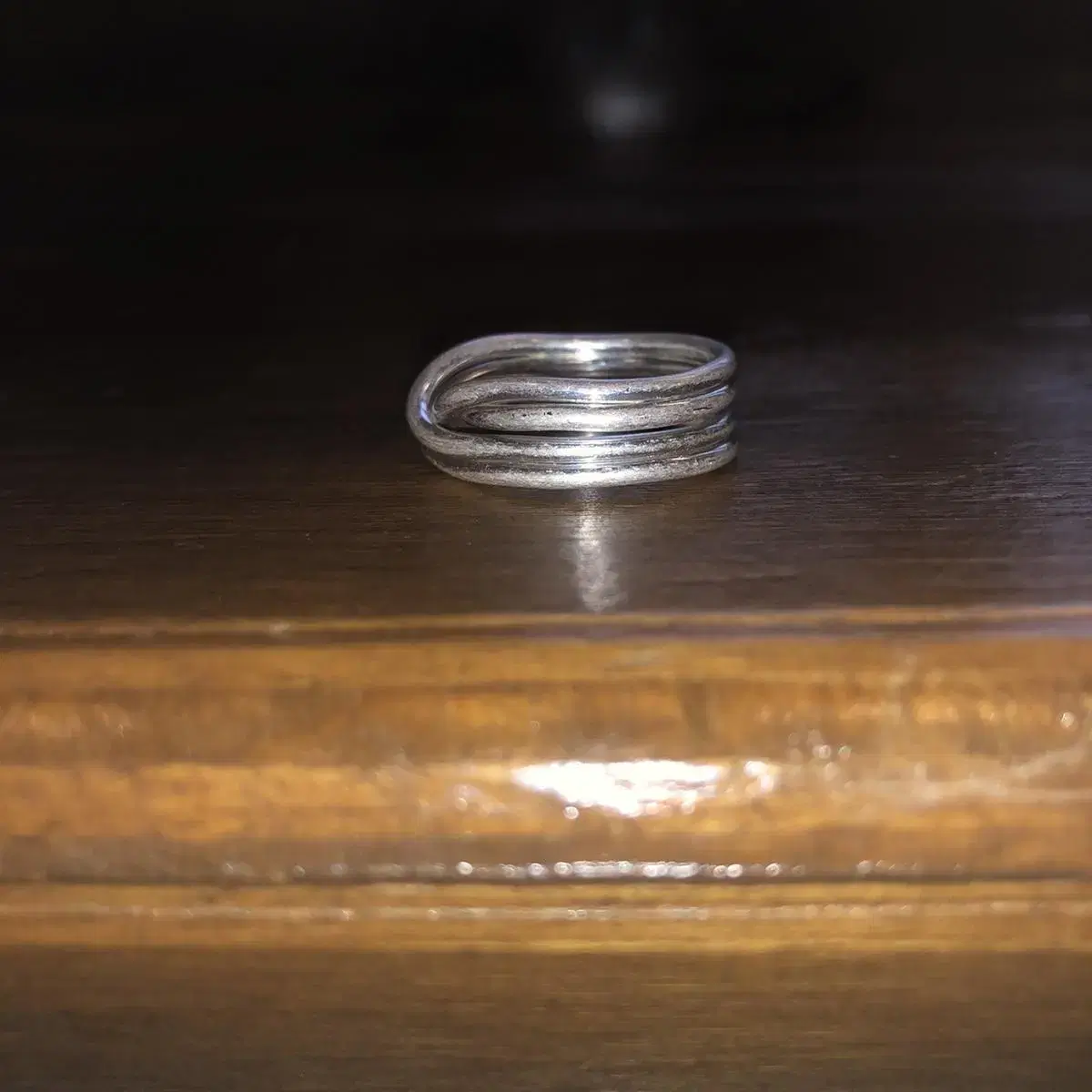 Vintage We we silver ring set