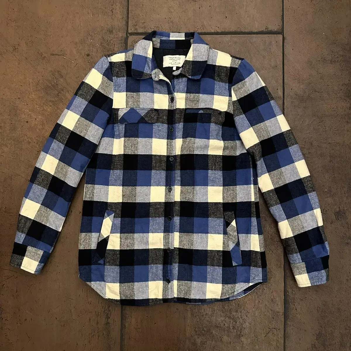 [size 95] Zara Western checked shirt lined with lining