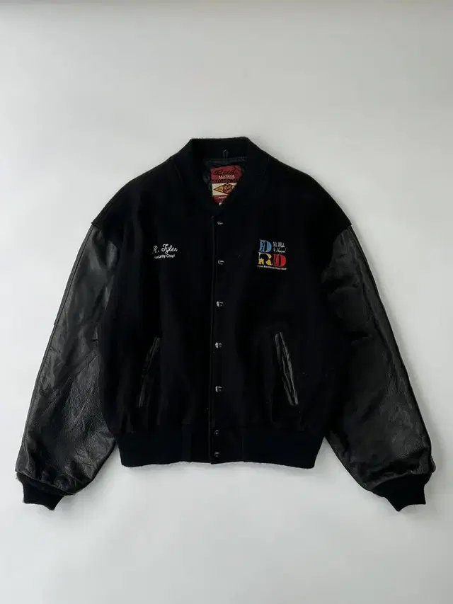 1990s Reed SPORTWEAR 울/레더 자켓