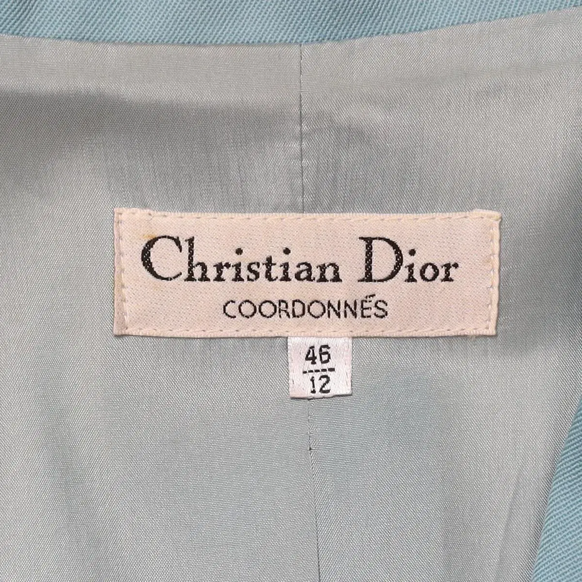 Christian Dior Coordonnes Logo Blazer