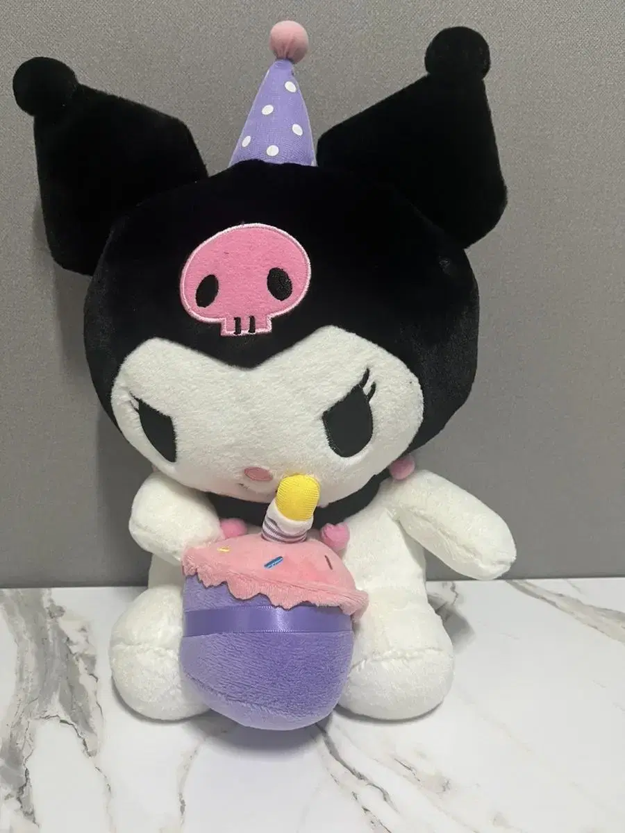 Happy Birthday Kuromi Plushie Doll