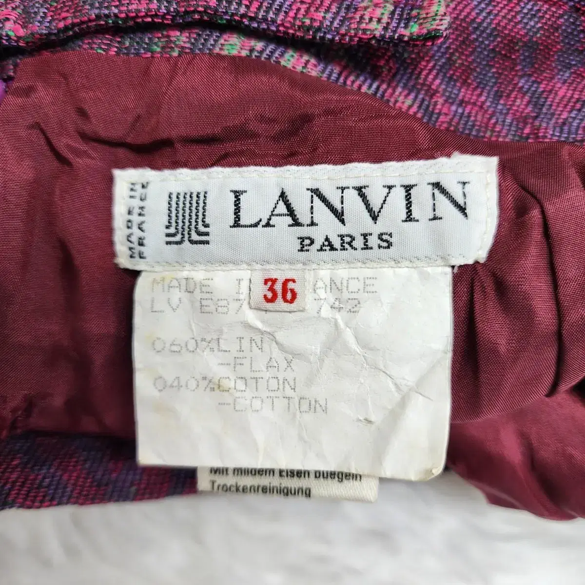 랑방 Lanvin 미디 스커트