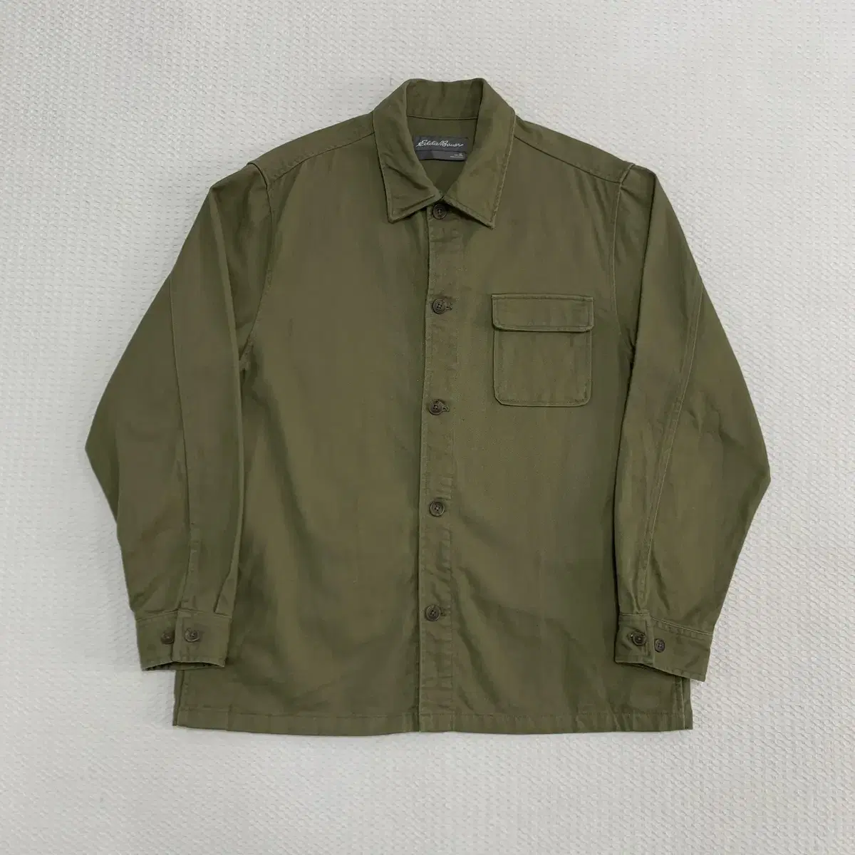 [XL]Eddie Bauer Heavyweight Khaki Workshirt