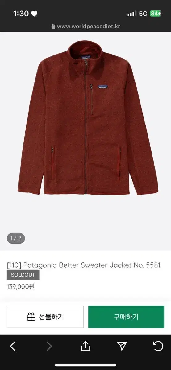 Patagonia sweater jacket