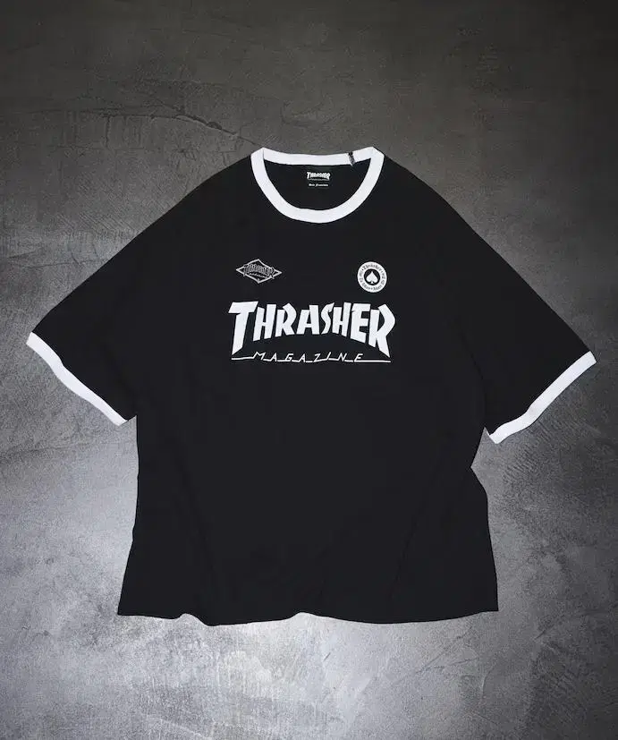 [Overseas] Freakstore X Thrasher Zuu Big Silhouette Football Short Sleeve T-Shirt 24SS