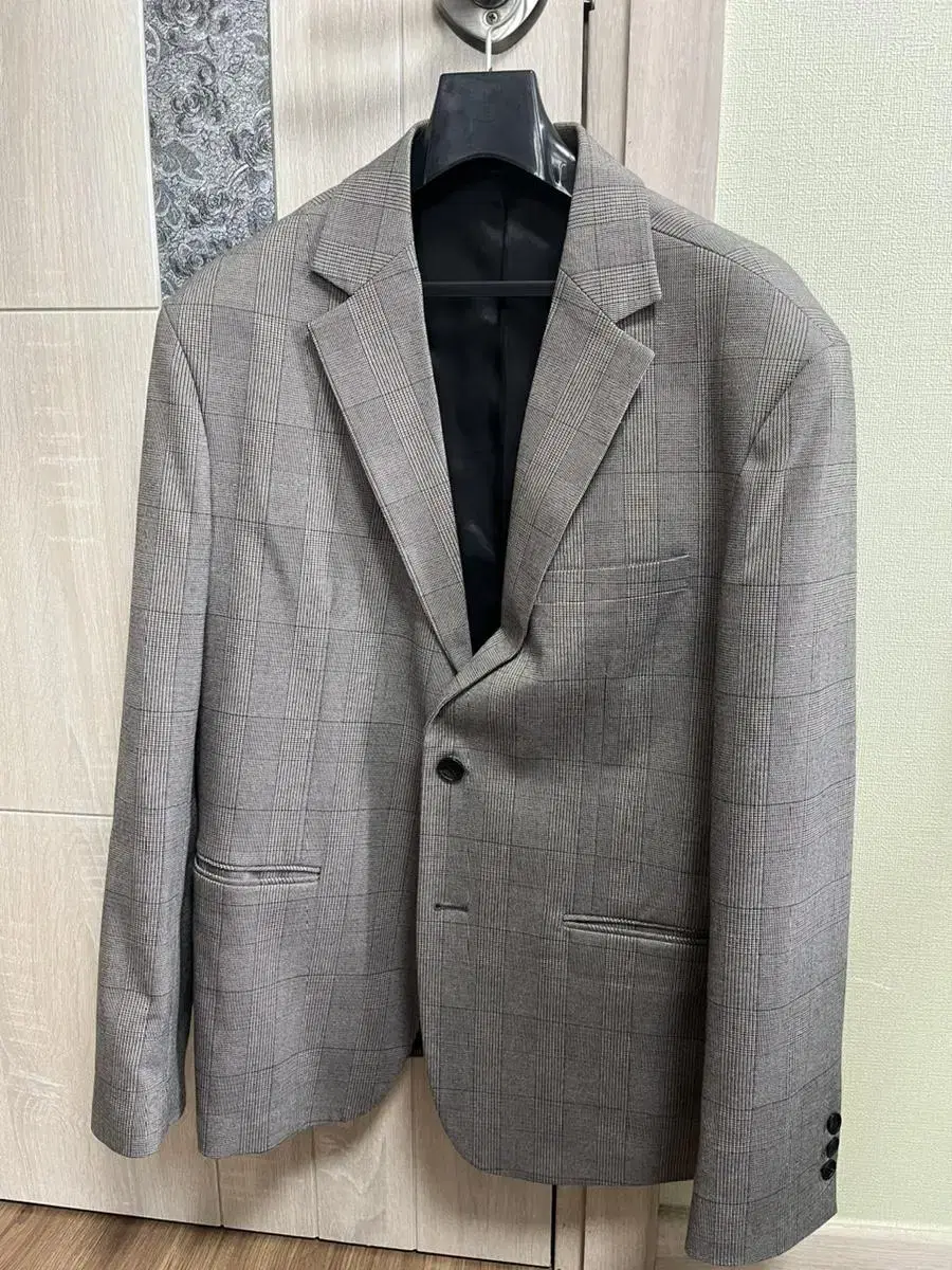 Modified check blazer