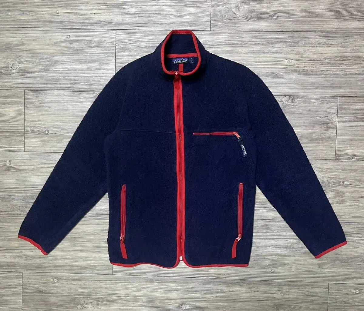 80s USA Patagonia Sinchilla Fleece Zip-up Jacket